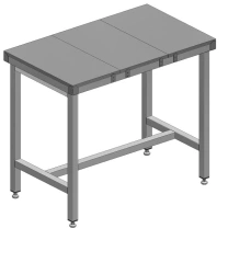 Chopping table, open (polypropylene) 1000x600x900 mm