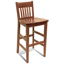 Wooden bar stool