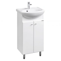 Cabinet under sink Aquaton Mira H 45 white 1A104401MR0101.A104.4.01M.R01.0