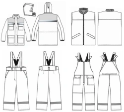 Women's suit against low temperatures