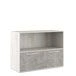 Low cupboard with horizontal niche B-tone