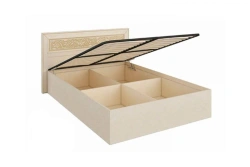 Alexandria LD 625030.000 M Bed 1600 with lifting mechanism (Leather Lento/Rustica)