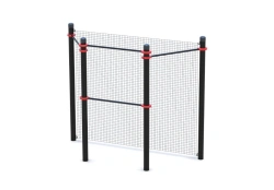 Square target on stands
