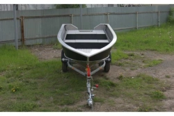 Motorboat BESTER-430 all-welded aluminium motorboat