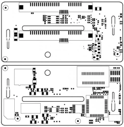 Rear disc expansion module 2xSFF JDRV.469555.055