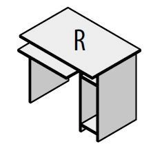 Computer desk. Agat" furniture set