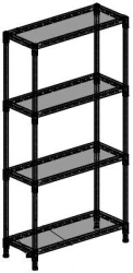 Office shelving unit TV-MSJO-1.6.01-01