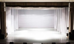 White office" stage decoration