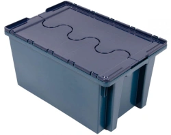 Box with swinging fixed lid 600x400x365-00