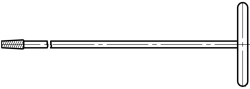 Rounded hexagon screw removal tool, article no. 350.017