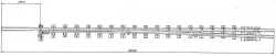 Straight frame rail of P65 type with curved shank of the project 2285.01.010-01