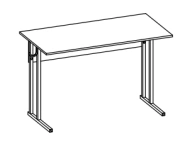 Pupil laboratory table for biology room (Trade mark Alliance-C)