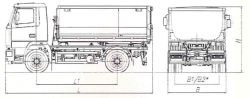 Self-loading multilift truck of model MK-3561-01