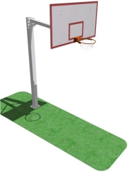 Stationary basketball rack