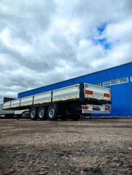 Flatbed semi-trailer