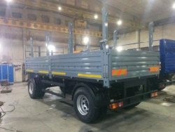 Sorting trailer type MDO422, modification 878544 without removable sides on axle MD.?1?2050?12??120?16 (single axle) or on axle