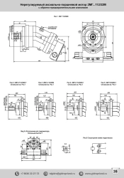 Hydraulic pumps axial-piston non-adjustable with inclined block type 2MG.2.112/32M.1