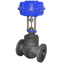 EKR3 model control valves: DN 25-500, PN 1.6-25.0 MPa or ANSI 150-2500 pressure classes.