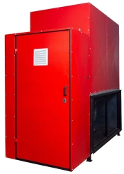 Heat exchanger (air heater) of vertical outdoor design of NORDMATIC, VT-O series, capacity 800 kW