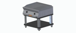 Electric frying surface PZHE90-P (on a stand, surface 1/2 smooth, 1/2 fluted)
