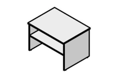 Coffee table. Furniture set "Work"