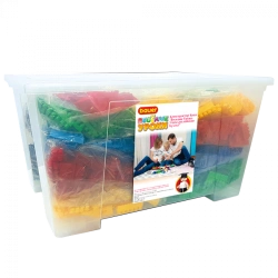 Constructor Bauer "Fun Lessons. Learn English letters and words" (in container 130 l, 24 teaching cards, 15 instructions, 1620 s