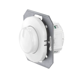 CADUCEUS ALING EON Flush mounted rotary push dimmer switch 40-400VA, 230V, 50Hz, white, art. no. E617.0 (m