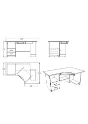 Computer desk (Series 145.U.2J.SB.P.N)