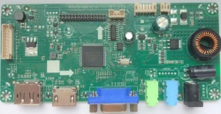 Main board electronic module for 24" FHD VGA LCD monitors (code KV9700-A24-xxx-uu, where: xxx - digital code of backlighting pow