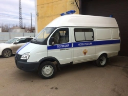 Means of transport operational and service vehicles for transporting persons in custody on the basis of chassis GAZ-27057 model