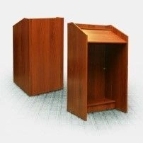 Grandstand on wooden frame