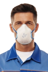 Personal respiratory protection equipment with filtering half-mask: respirator RK 9020 FFP2 R D for protection against aerosols