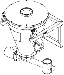 Flour dispenser strain gauge DMT-100MRSh