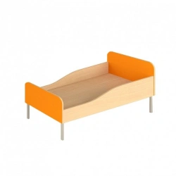 Metal-framed children's bed