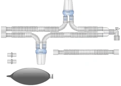 Respiratory devices for joint use with anaesthetic and resuscitation equipment, version: p