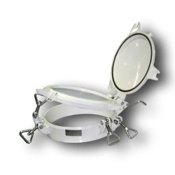 Round shipboard portholes