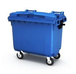 Mobile waste bin 660l Art.25.C19 (20.803.60.PE; 21.053.60.PE)