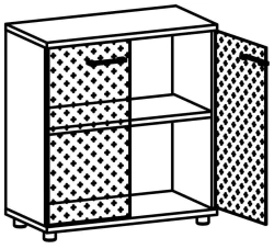 Filing cabinet 9405 "Brooklyn" series