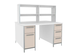 Island table SKDL-4 from a set of furniture for clinical diagnostic laboratories according to TU 9452-013-13305037-2010