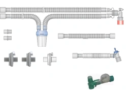 Respiratory devices for joint use with anaesthetic and resuscitation equipment, version: p