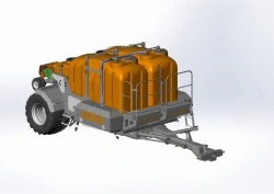 Mobile liquid fertiliser spreading machine STUURMAN model RONDO 8000WD