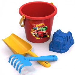 Hot Wheels Sand Set #2 (bucket, scoop, rake, 1 "Cars" mould)