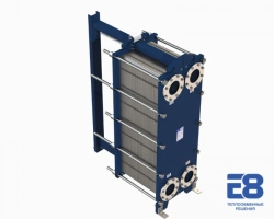 Collapsible plate heat exchanger E8-X-150