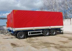 Three-axle tilt trailer PR-27K with axle unit BPW HSFALM 9010-15 V36 61.68.361.147QS
