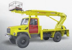 Truck hoist model APT-14 on chassis GAZ-C41A23, GAZ-C42A43