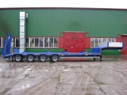Four-axle semitrailer model TR-41 with axle unit BPW HSFALM 9010-15 V36 61.68.361.147QS, with load tyre 385/65R22.5 CORD.