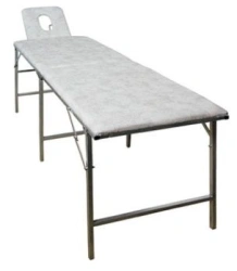 Folding massage couch with removable height-adjustable headrest KMS - "Diakoms" according to TU ?9452-045-17099103-2003.