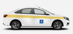 Car type LV00, cat. M1, exclusively for carriage of disabled persons or with the possibility of carriage of disabled persons mod