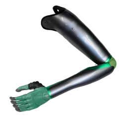 Shoulder prosthesis with microprocessor control system