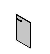Low LDPE door. Set of furniture "Grand"